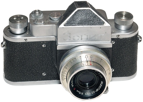 Cavo Di Scatto Sovietico 26cm Per Fotocamere Zenit, Zorki, FED, Usato